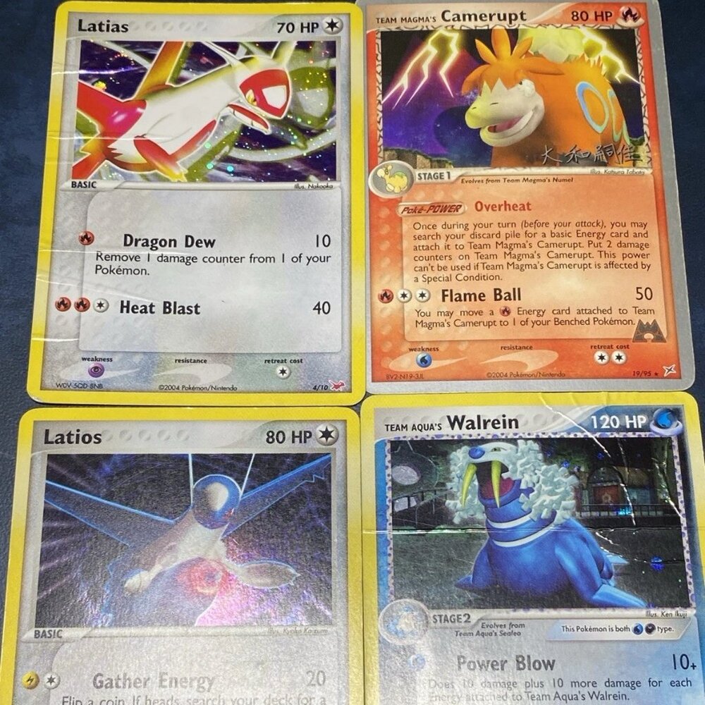 Vintage Pokémon Cards Lot – EX Era (2004)